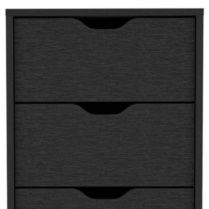 18" White Five Drawer Dresser HomeRoots