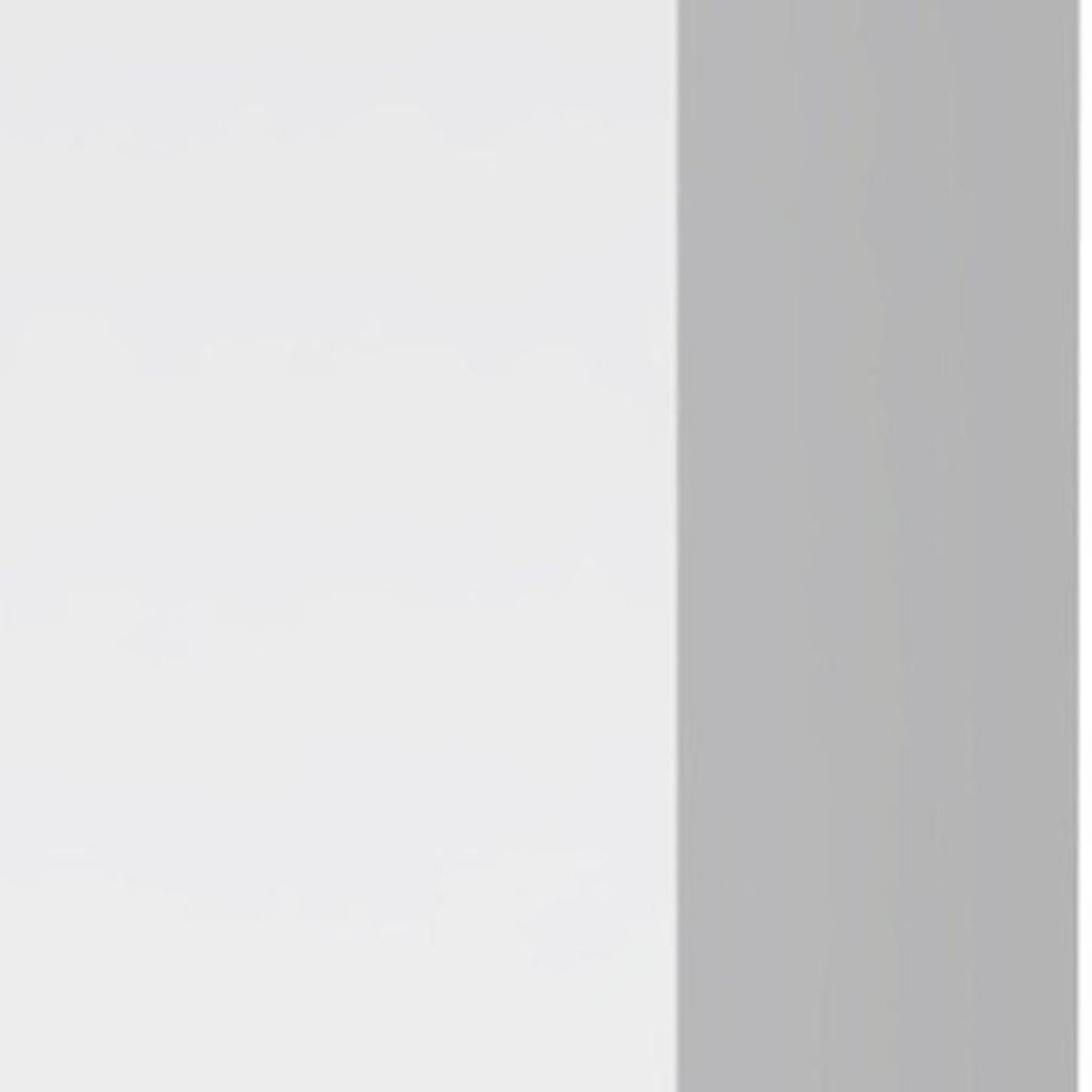 16" White Accent Cabinet With Four Shelves — view 4