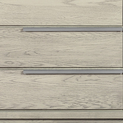 63" Gray Solid Wood Six Drawer Double Dresser HomeRoots