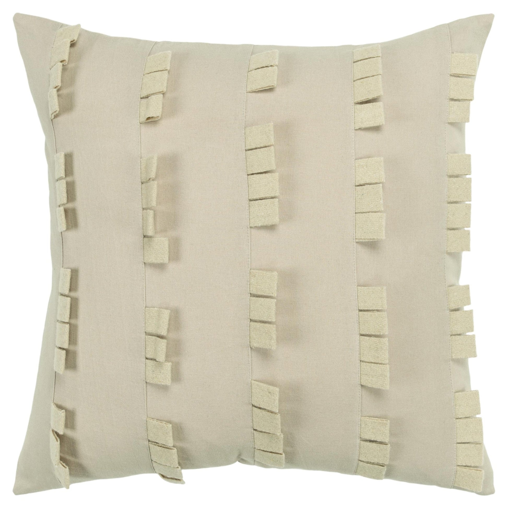 20" Ivory Cotton Pillow FurniFindUSA