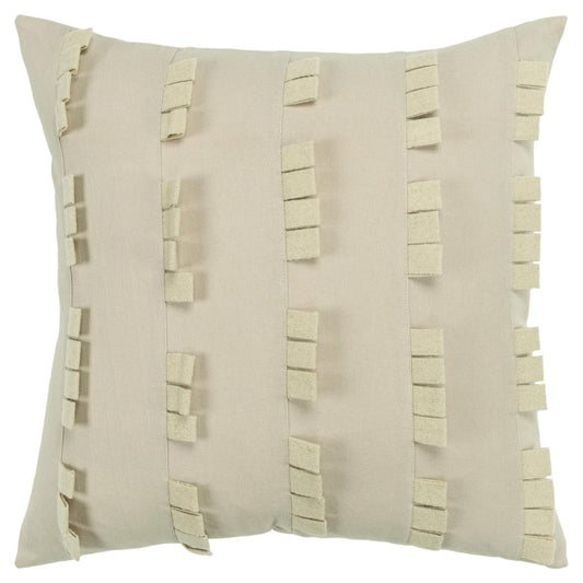 20" Ivory Cotton Pillow FurniFindUSA