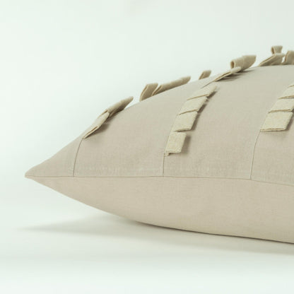 20" Ivory Cotton Pillow FurniFindUSA
