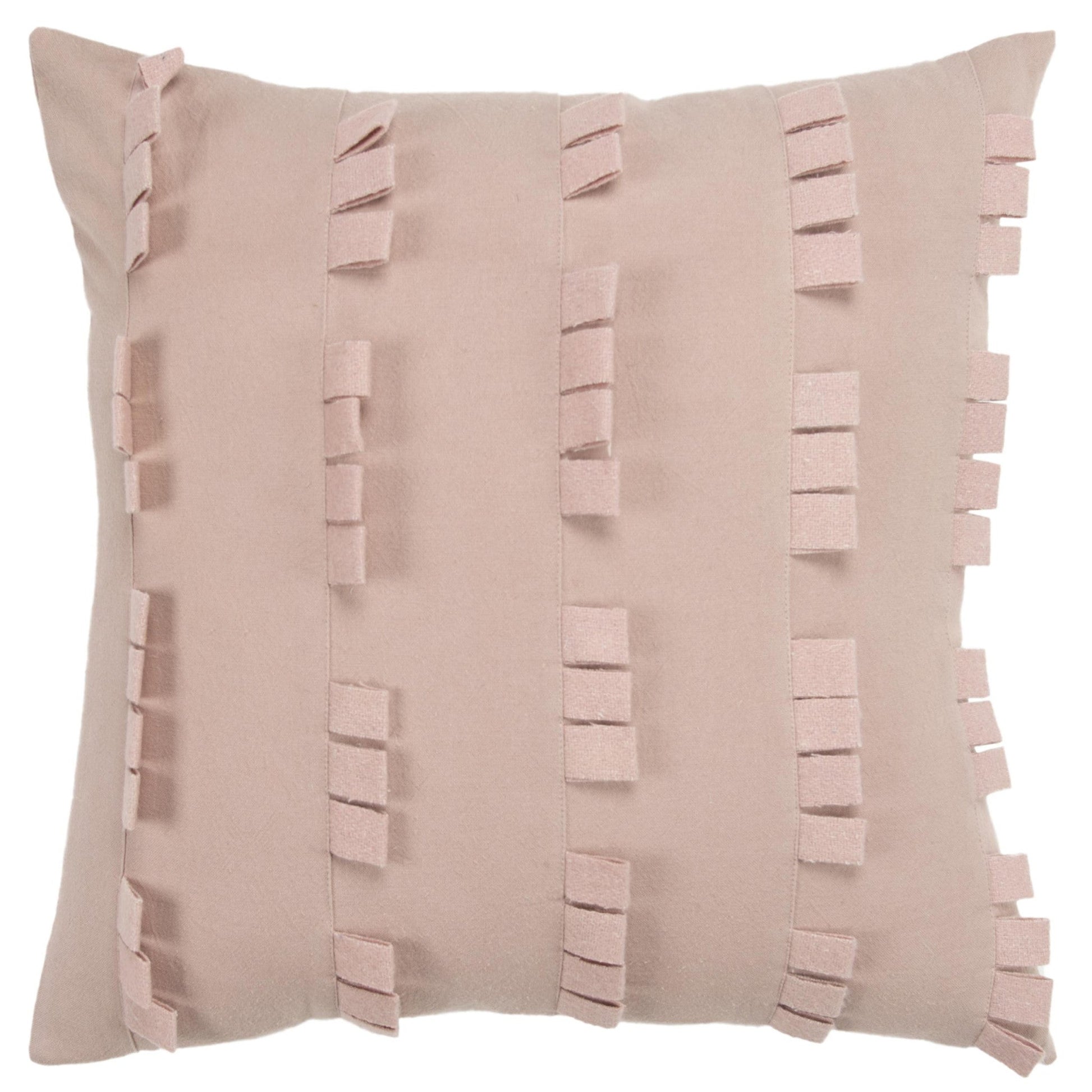20" Blush Cotton Pillow FurniFindUSA