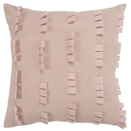 20" Blush Cotton Pillow FurniFindUSA