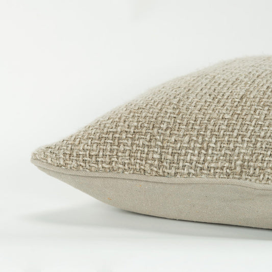 20" Natural Cotton Blend Pillow FurniFindUSA