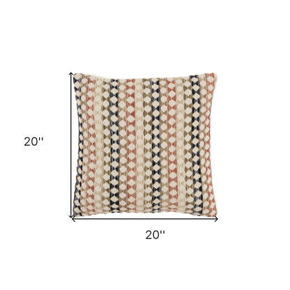 20" Blue and Green Cotton Pillow FurniFindUSA