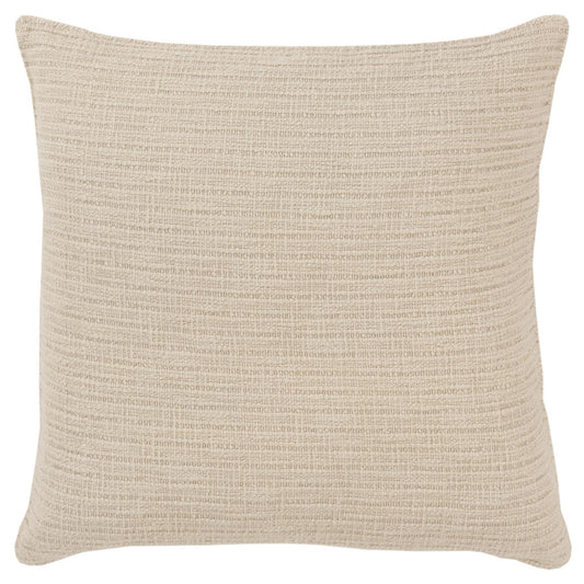 22" Natural Striped Cotton Throw Pillow FurniFindUSA