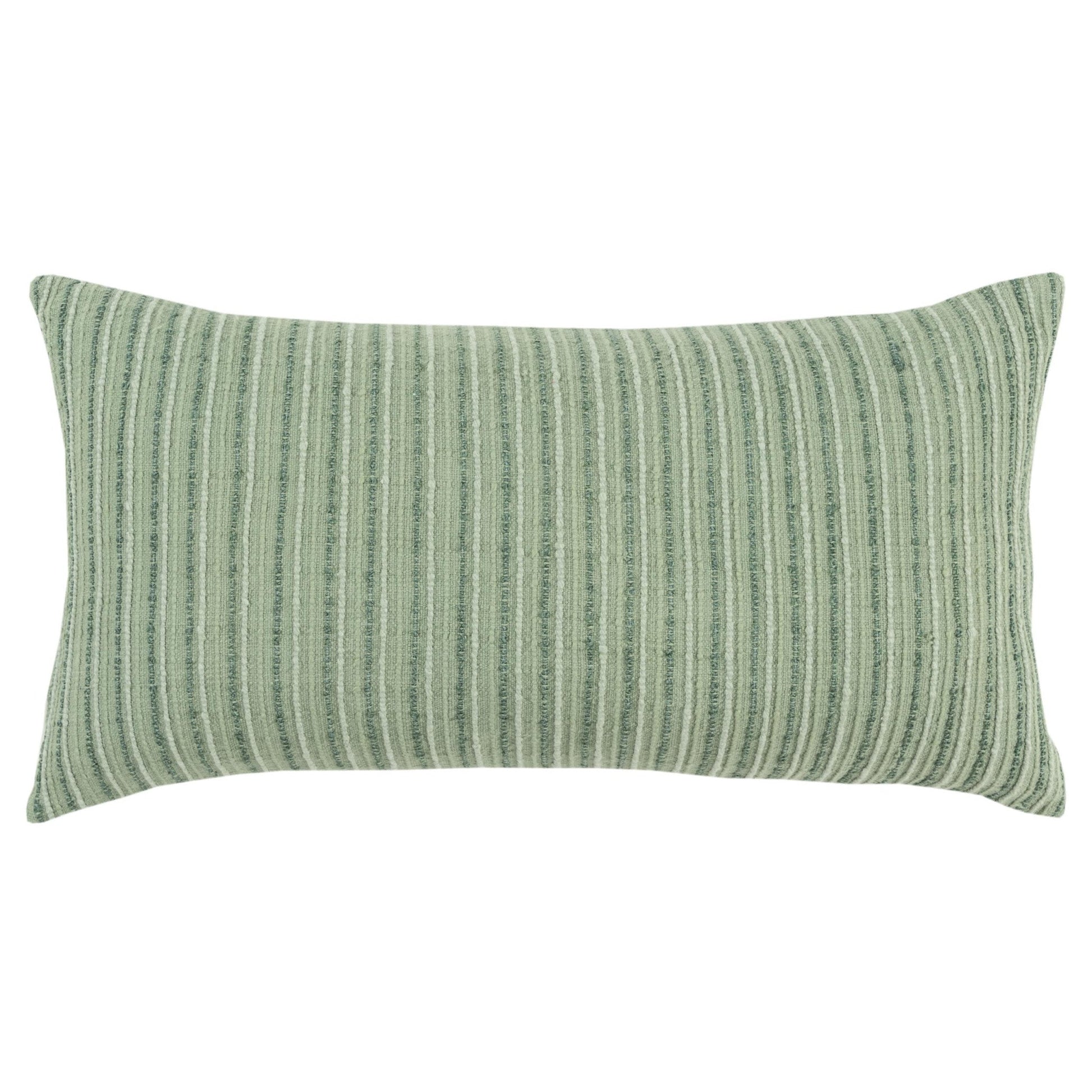 14" X 14" Green Cotton Blend Pillow FurniFindUSA