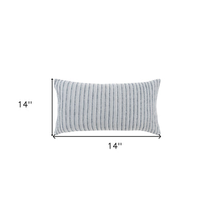 14" X 14" Gray Cotton Blend Pillow FurniFindUSA