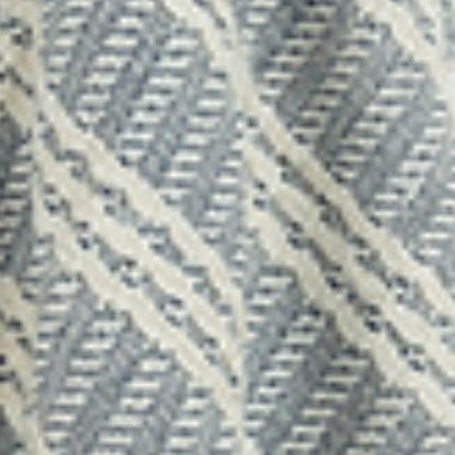Blue Woven 100% Cotton Throw Blanket HomeRoots