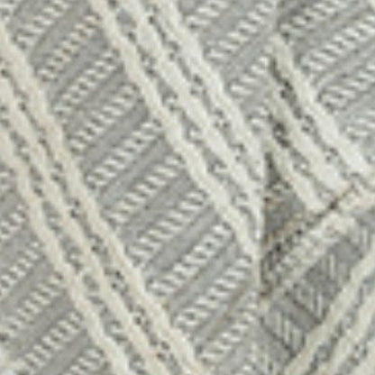 Charcoal Woven 100% Cotton Throw Blanket HomeRoots