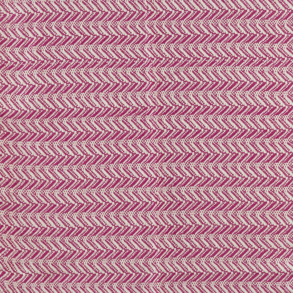 50" X 60" Hot Pink Cotton Woven Chevron Throw Blanket with Fringe HomeRoots