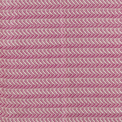50" X 60" Hot Pink Cotton Woven Chevron Throw Blanket with Fringe HomeRoots