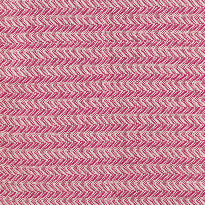 50" X 60" Hot Pink Cotton Woven Chevron Throw Blanket with Fringe HomeRoots