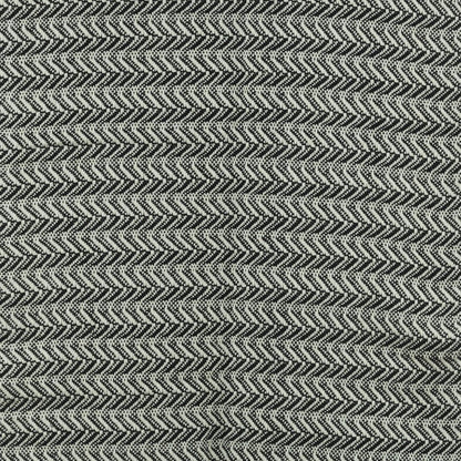 50" X 60" Black And Ivory Chevron Cotton Throw Blanket with Fringe HomeRoots