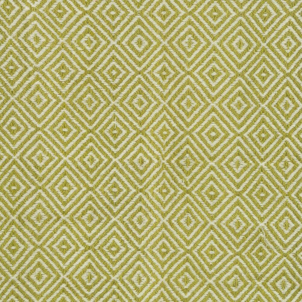 50" X 60" Citrine And Ivory Geometric Cotton Throw Blanket with Fringe HomeRoots