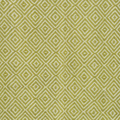 50" X 60" Citrine And Ivory Geometric Cotton Throw Blanket with Fringe HomeRoots
