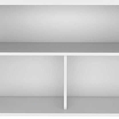 41" Dark Brown and White Wood Kitchen Island Set With Storage HomeRoots