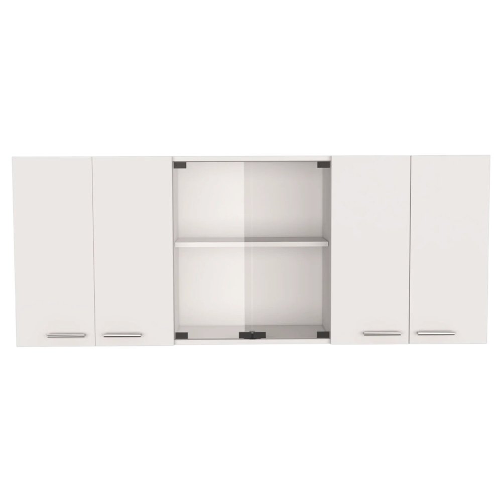 59" Natural White and Brown Wood Kitchen Island Set With Storage HomeRoots