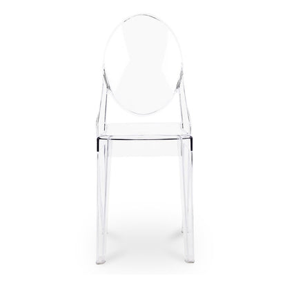 Clear Dining Side Chair HomeRoots