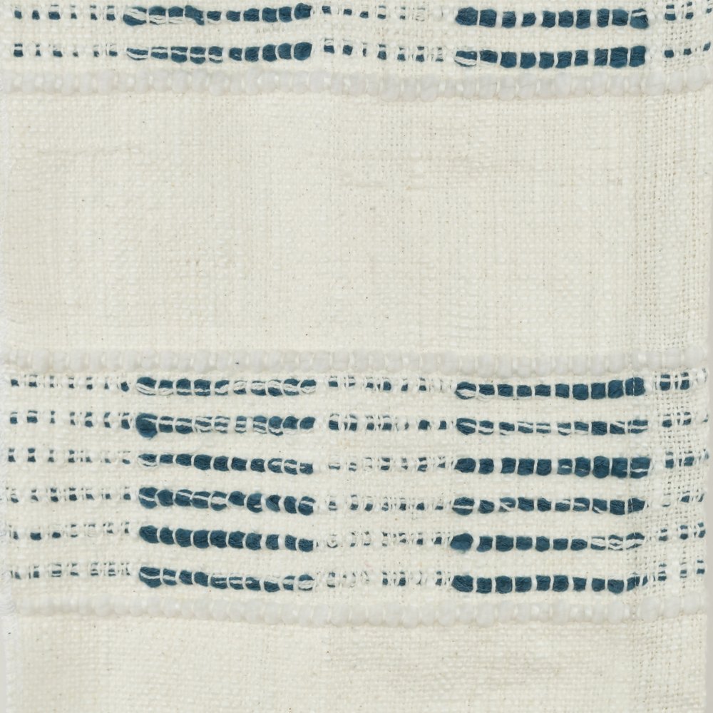 Gray Woven Cotton Throw Blanket with Fringe — view 2