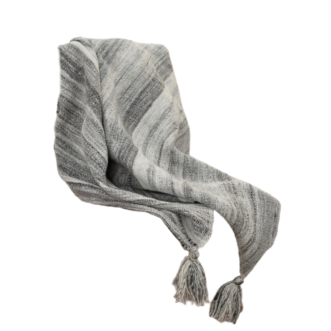 Gray Woven 100% Poly Pet Throw Blanket