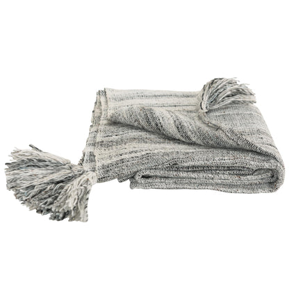 Gray Woven 100% Poly Pet Throw Blanket