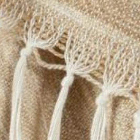 Beige Woven 100% Poly Pet Throw Blanket HomeRoots