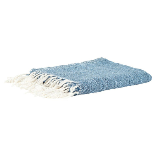 Blue Woven 100% Poly Pet Throw Blanket HomeRoots