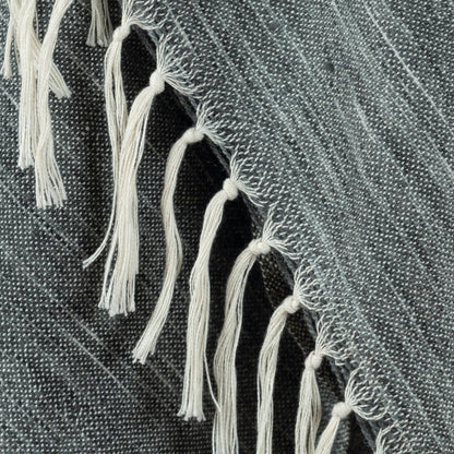 Black Woven 100% Poly Pet Throw Blanket HomeRoots