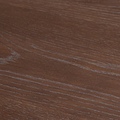 48" Brown And Gray Solid Wood And Concrete Round Coffee Table HomeRoots