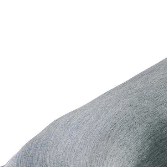 Set of Two Slate Gray Linen Standard Pillowcases HomeRoots
