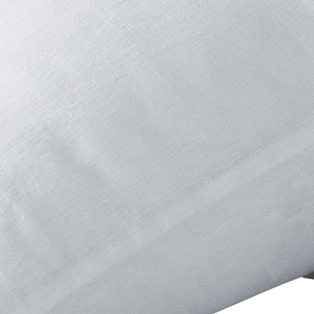 Set of Two White Linen King Pillowcases — view 1