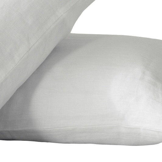 Set of Two Cloud Linen King Pillowcases HomeRoots