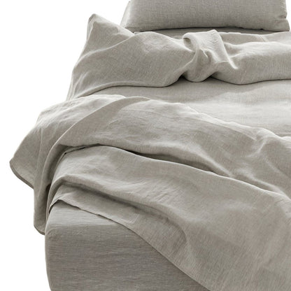 Four Piece Cloud Linen King Sheet Set HomeRoots