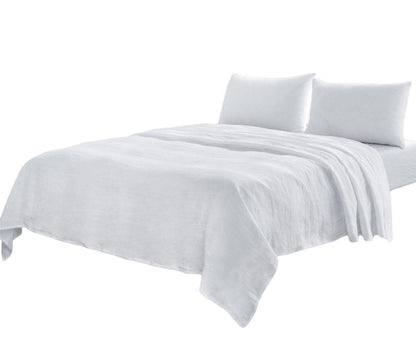 Four Piece Cloud Linen Sheet Set HomeRoots