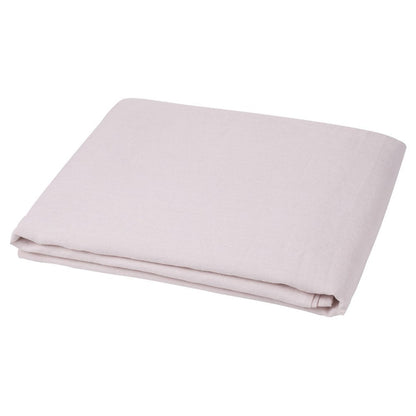 Light Pink Linen Twin Flat Sheet HomeRoots