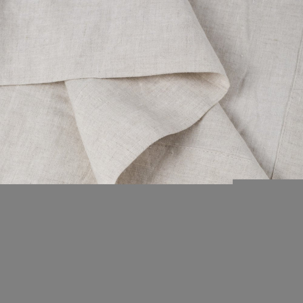 Light Pink Linen Twin Flat Sheet HomeRoots