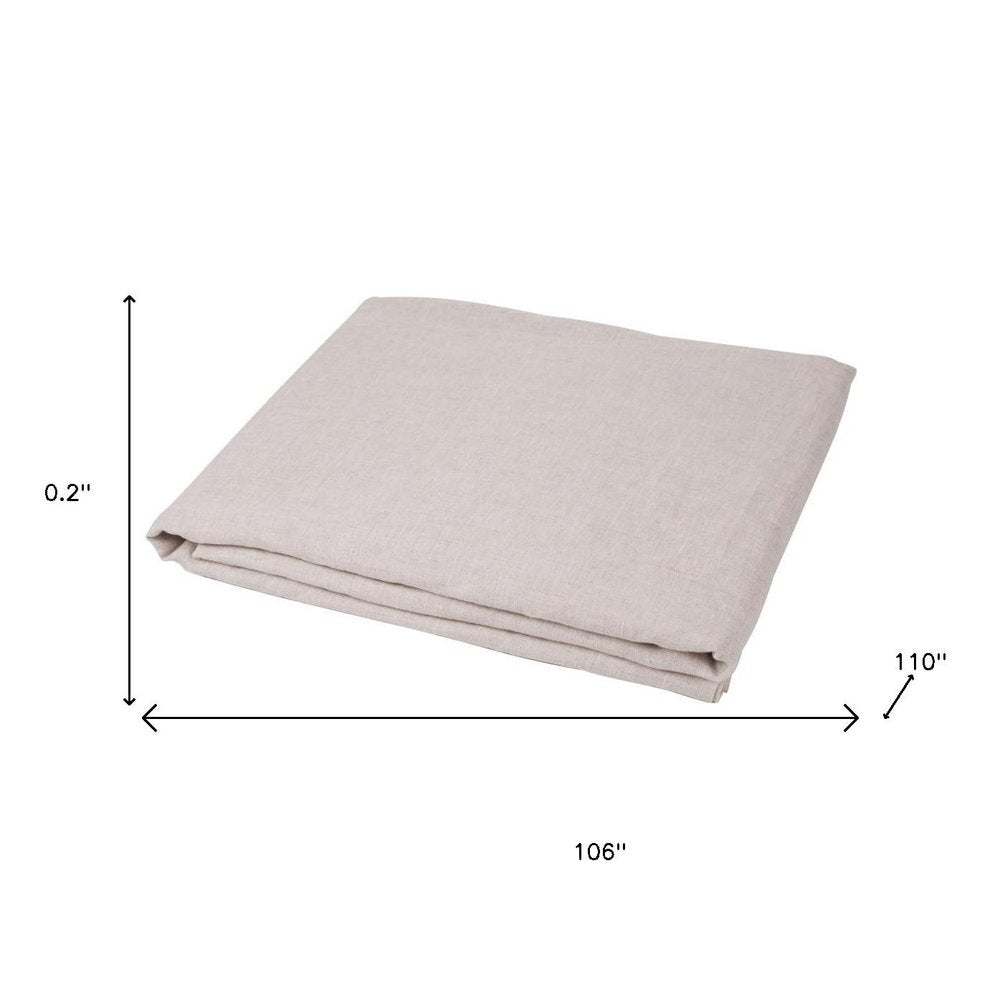 Cloud Linen King Flat Sheet HomeRoots