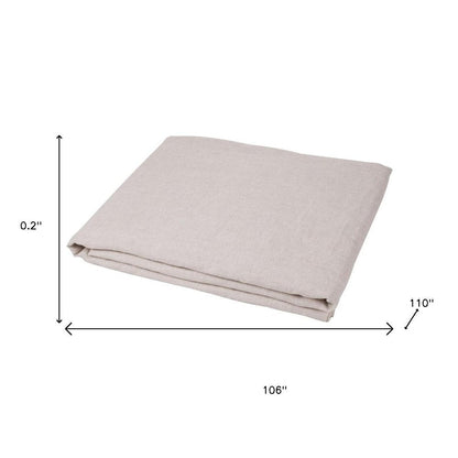 Cloud Linen King Flat Sheet HomeRoots