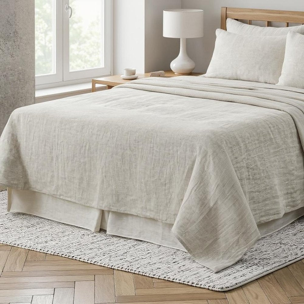 Cloud Linen King Flat Sheet HomeRoots