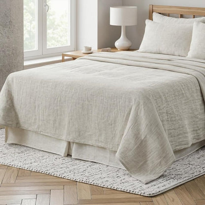 Cloud Linen King Flat Sheet HomeRoots