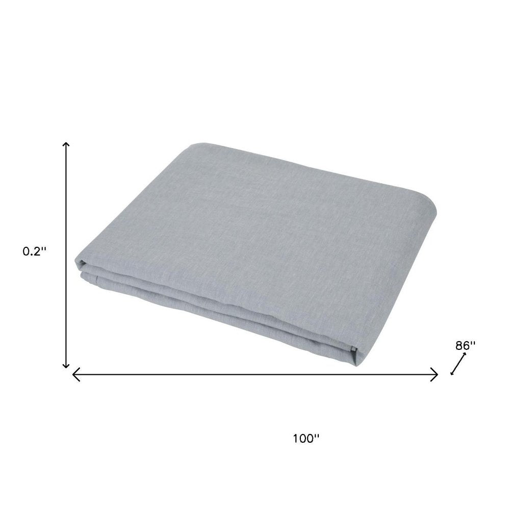 Cloud Linen Twin Flat Sheet HomeRoots