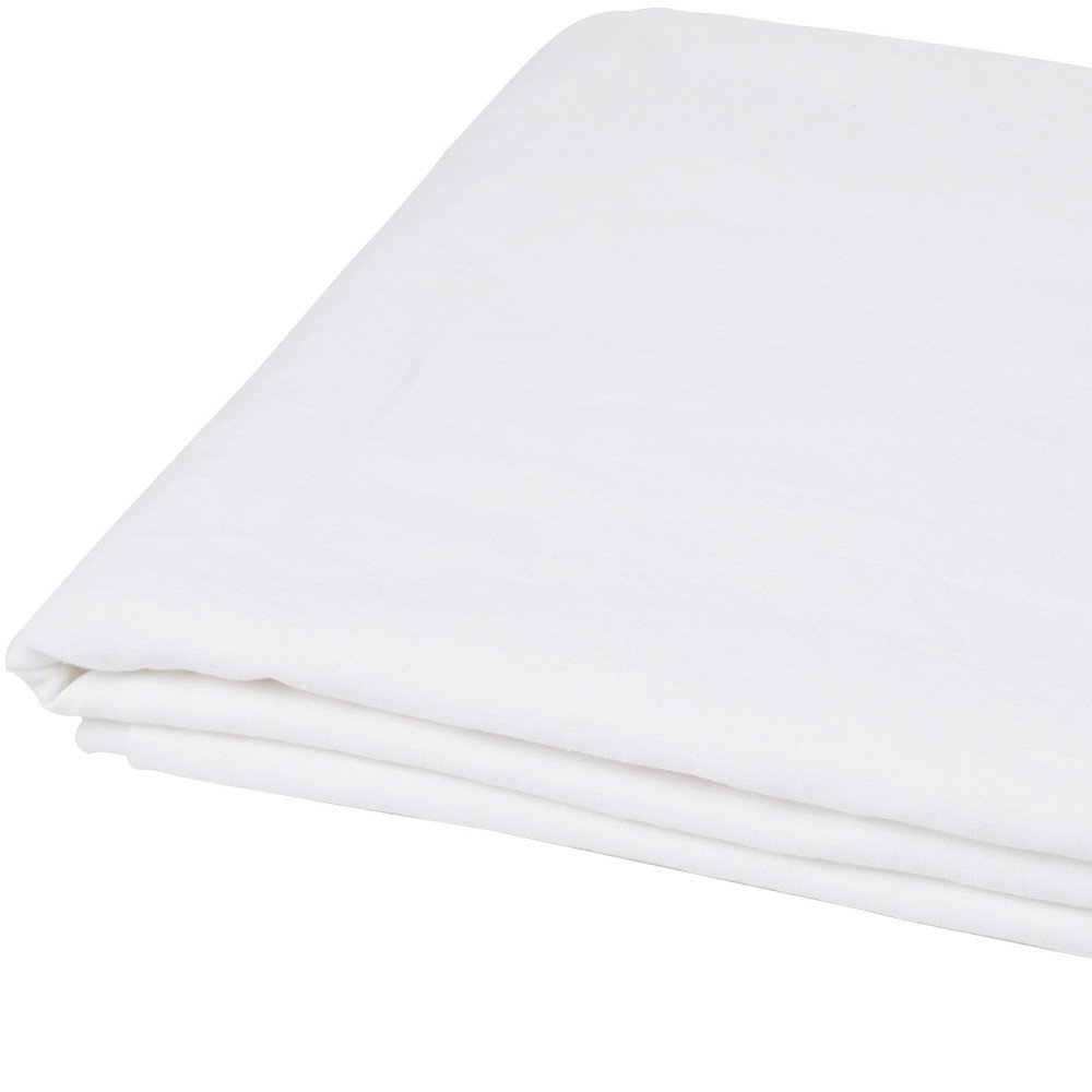 Ivory Linen Full Double Flat Sheet HomeRoots