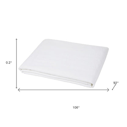 Ivory Linen Full Double Flat Sheet HomeRoots