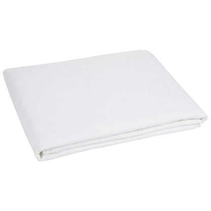 Ivory Linen Full Double Flat Sheet HomeRoots