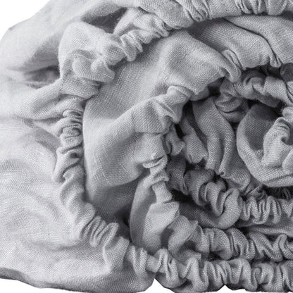 Cloud Linen Twin Fitted Sheet HomeRoots