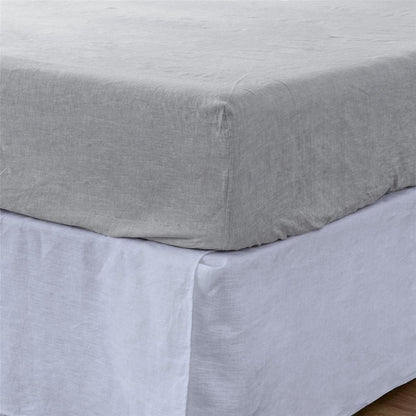 Cloud Linen Twin Fitted Sheet HomeRoots