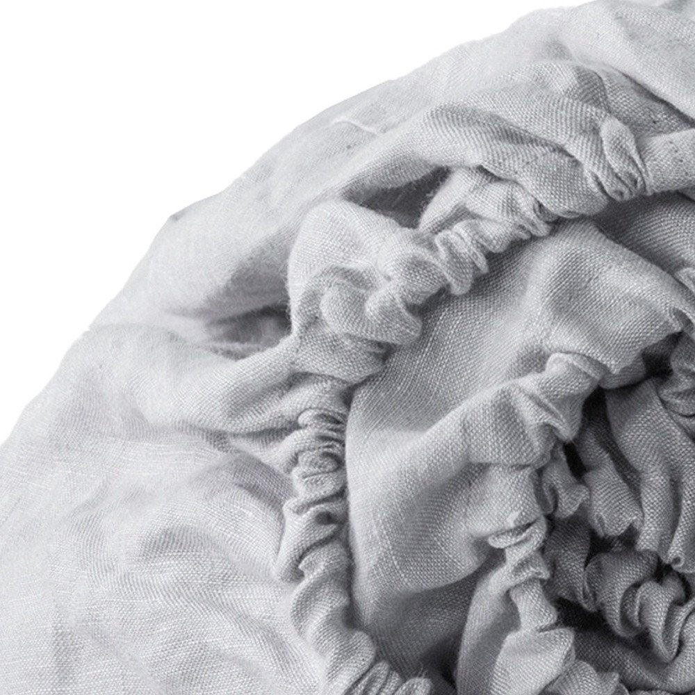 Cloud Linen Queen Fitted sheet HomeRoots