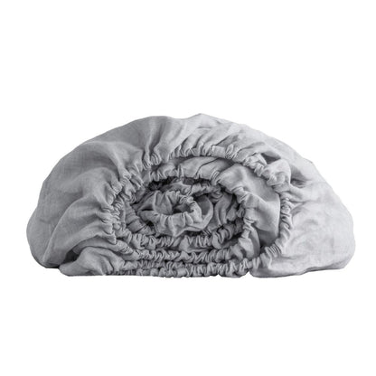 Cloud Linen Queen Fitted sheet HomeRoots